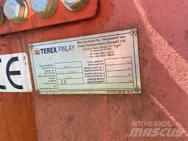 Terex Finlay 694T Мобільні грохоти