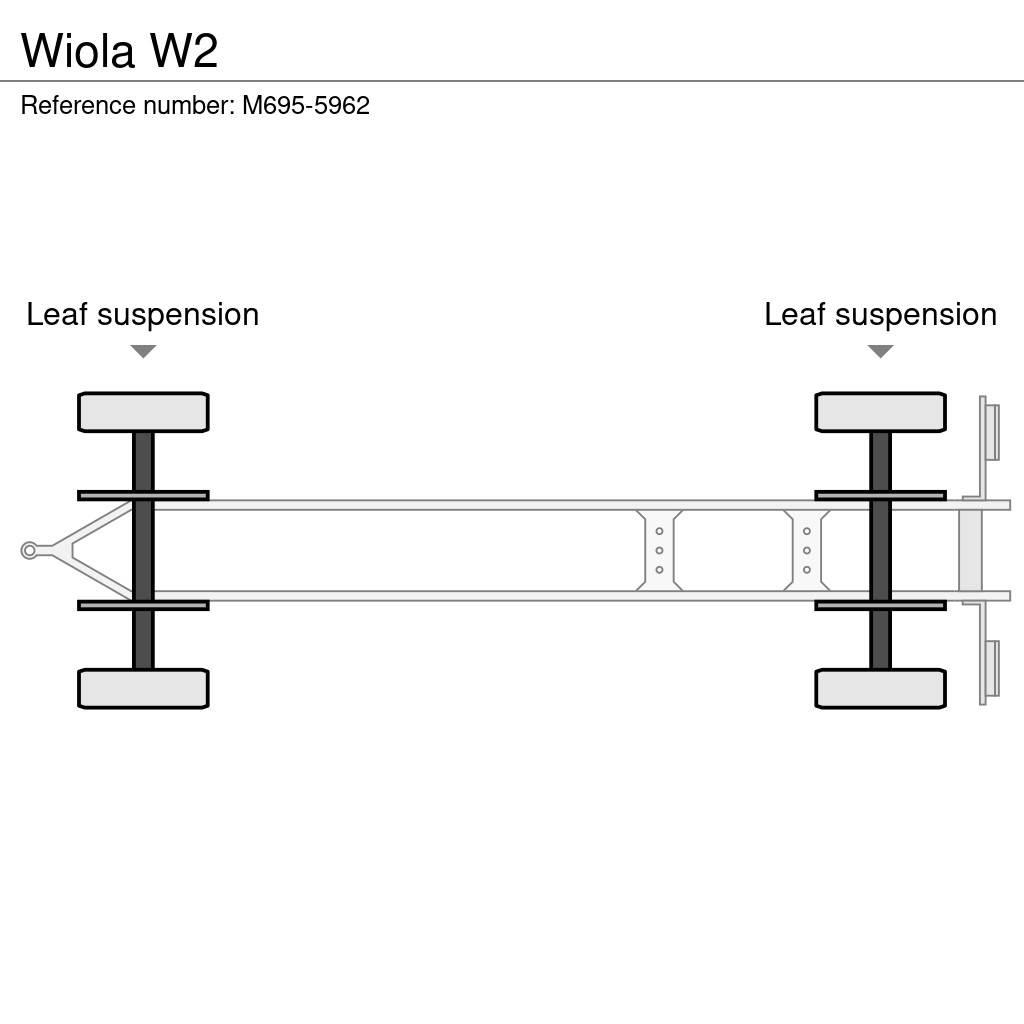 Wiola W2 Причепи-платформи/бокове розвантаження