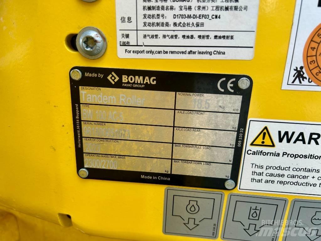 Bomag BW 100 AC-5 Котки тротуарні