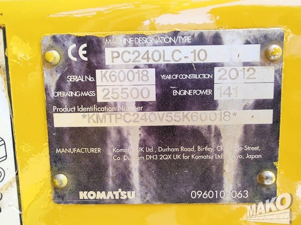 Komatsu PC 240 LC-10 Гусеничні екскаватори