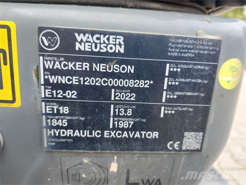 Wacker Neuson ET18 Гусеничні екскаватори