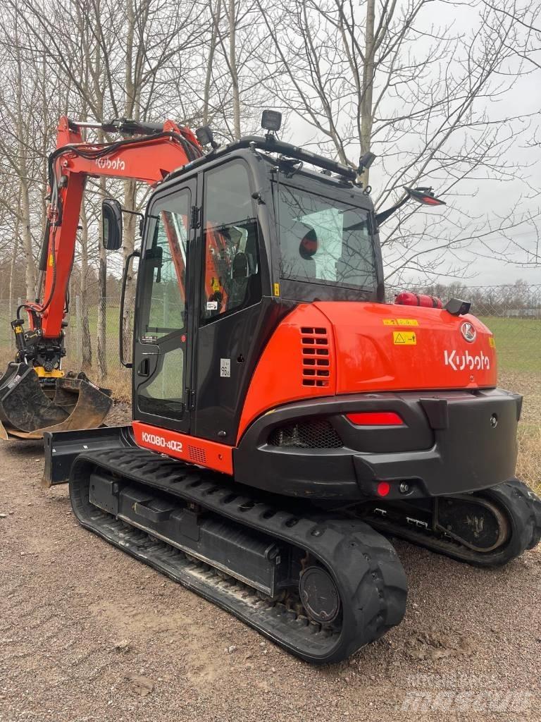 Kubota KX 080-4 Середні екскаватори 7т. - 12т.