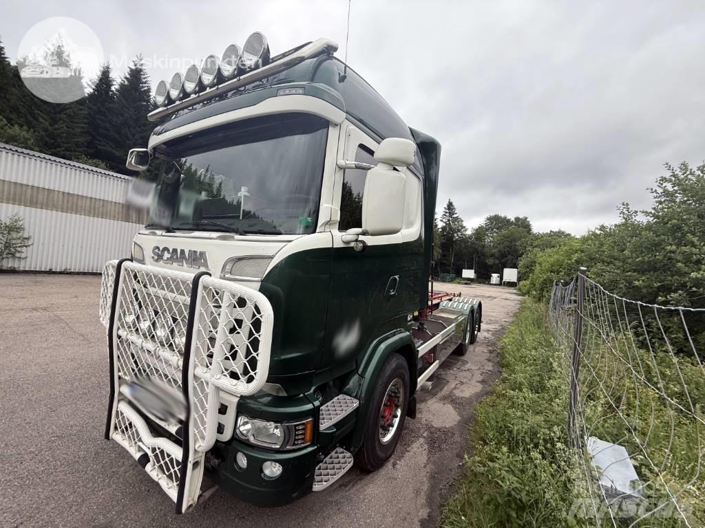 Scania R 520 LB Вантажівки з гаковим підйомом