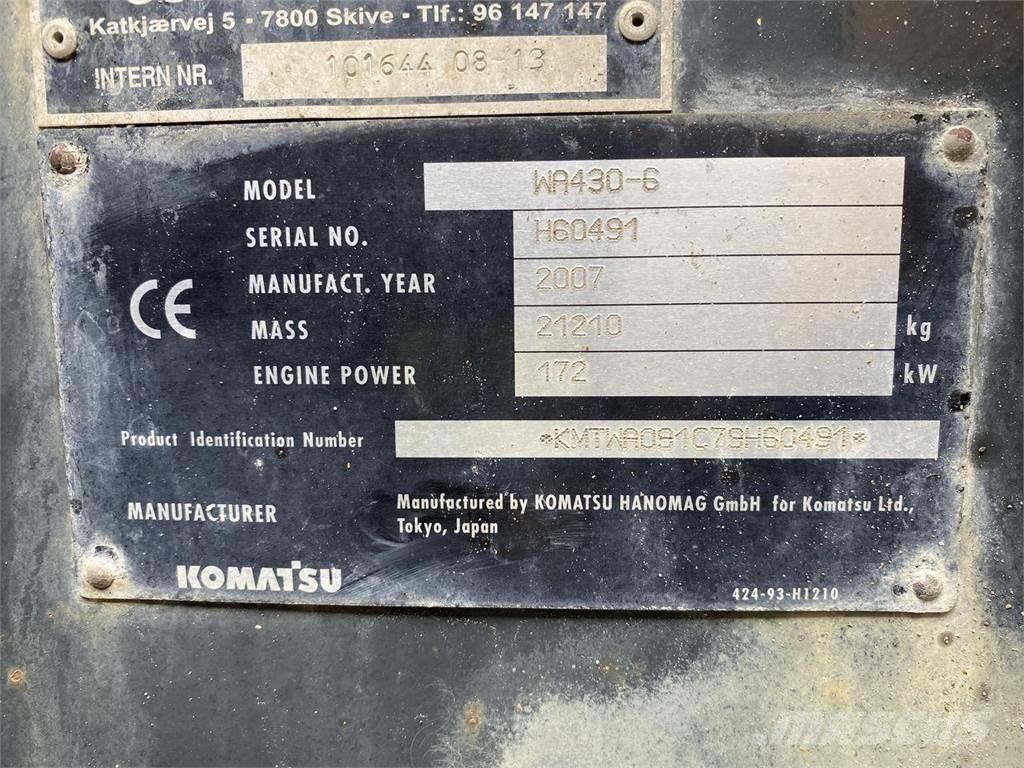 Komatsu WA430-6 Фронтальні навантажувачі