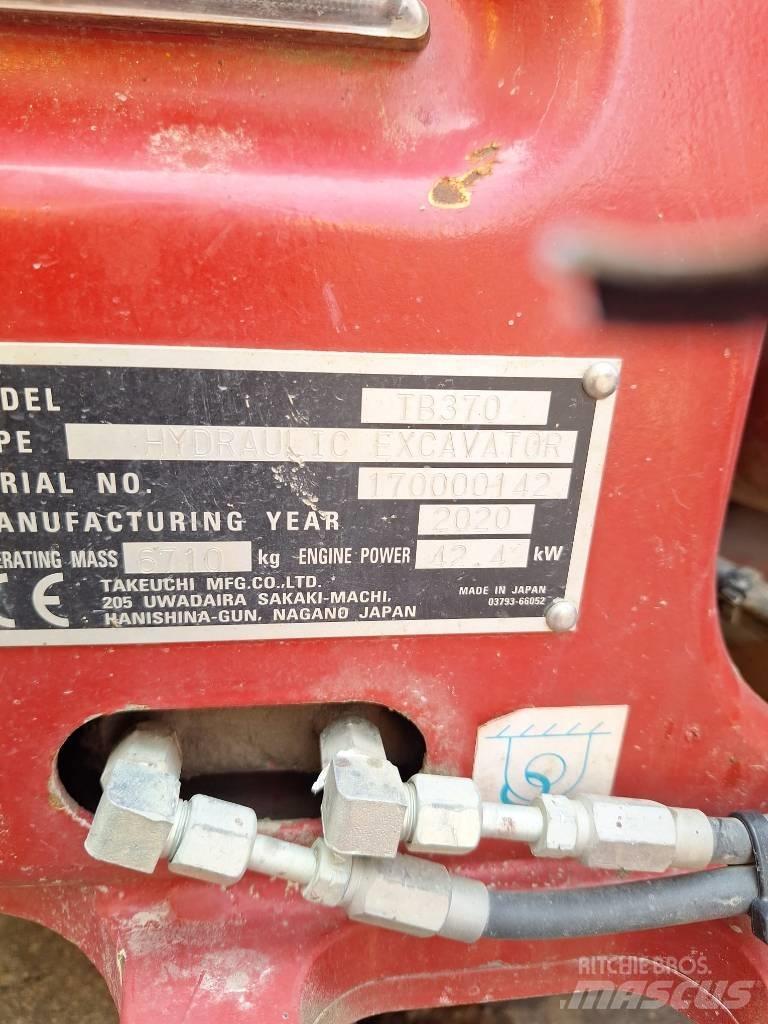 Takeuchi TB 370 Середні екскаватори 7т. - 12т.