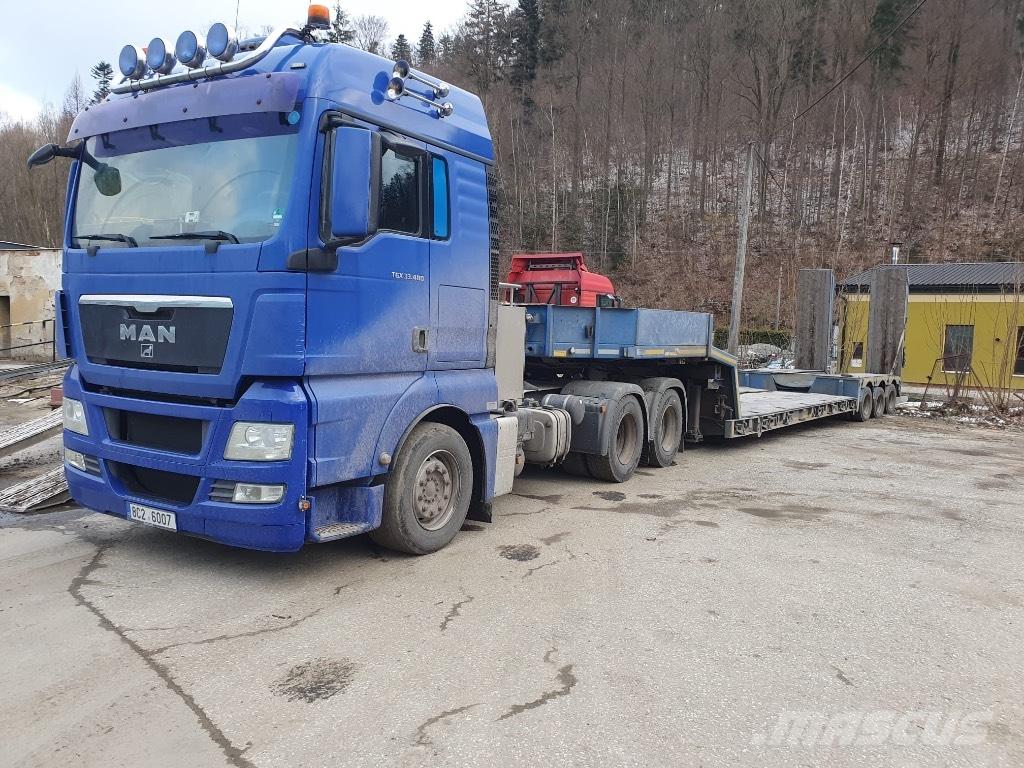 MAN TGX 33.480 Низькорамні напівпричепи