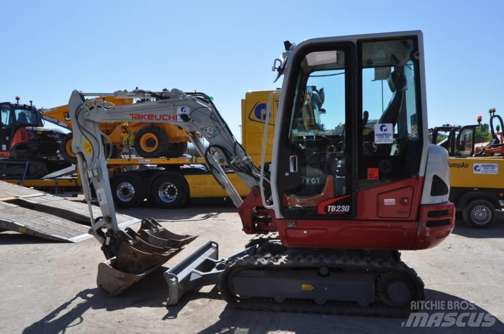 Takeuchi TB 230 Міні-екскаватори < 7т