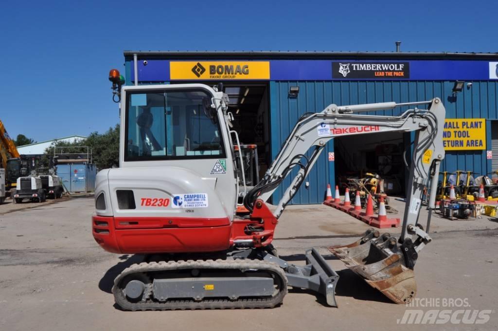 Takeuchi TB 230 Міні-екскаватори < 7т