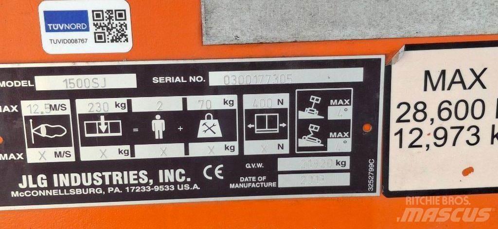 JLG 1500SJ Телескопічні підйомники