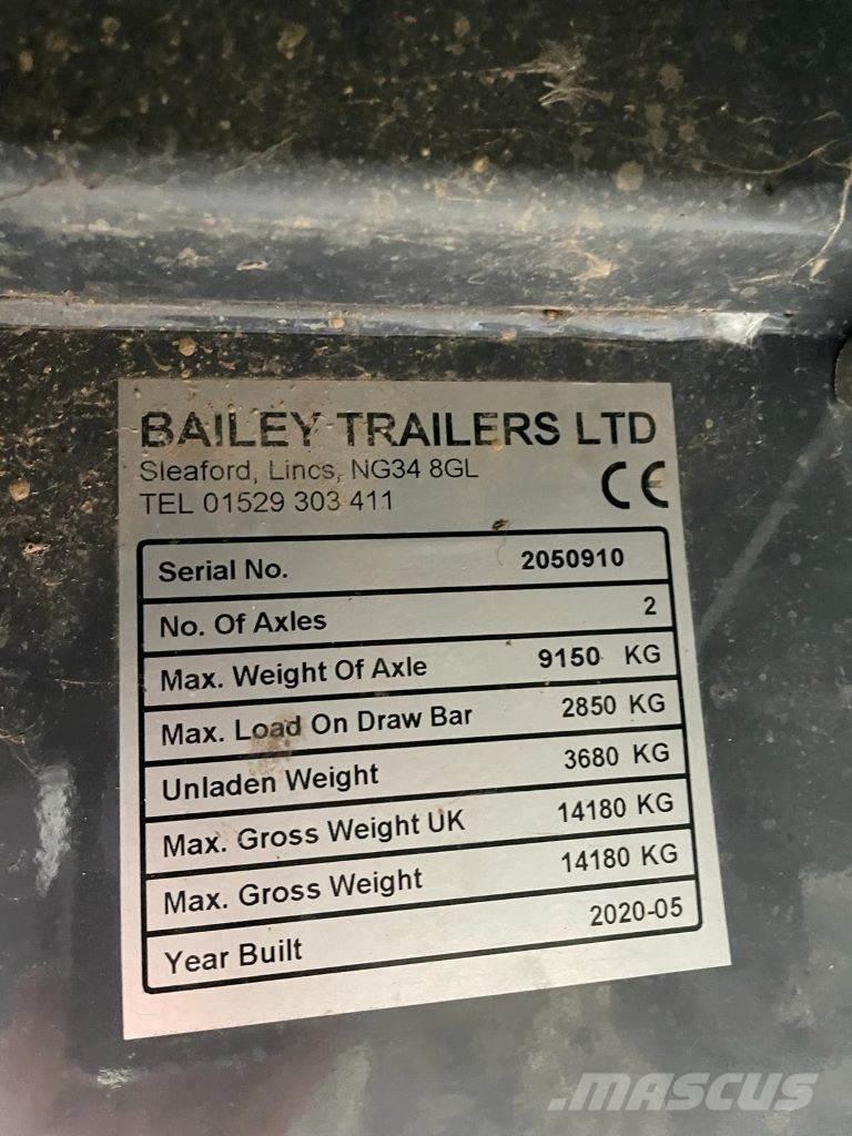 Bailey 10 TONNE Причепи для тюків