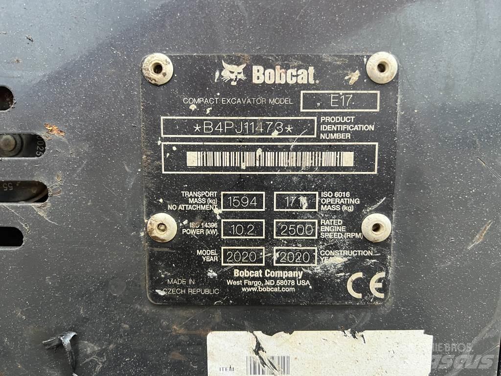 Bobcat E17 Міні-екскаватори < 7т