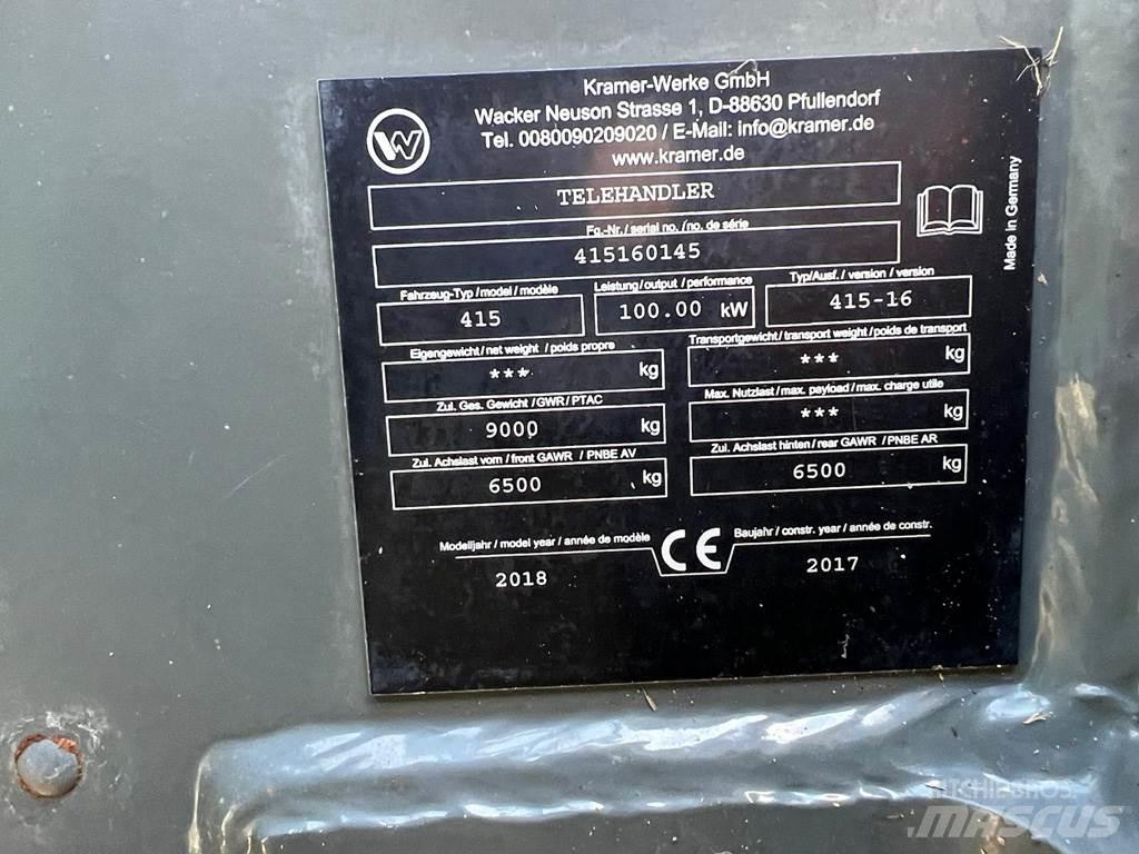 Kramer KT357 Телескопічний навантажувач