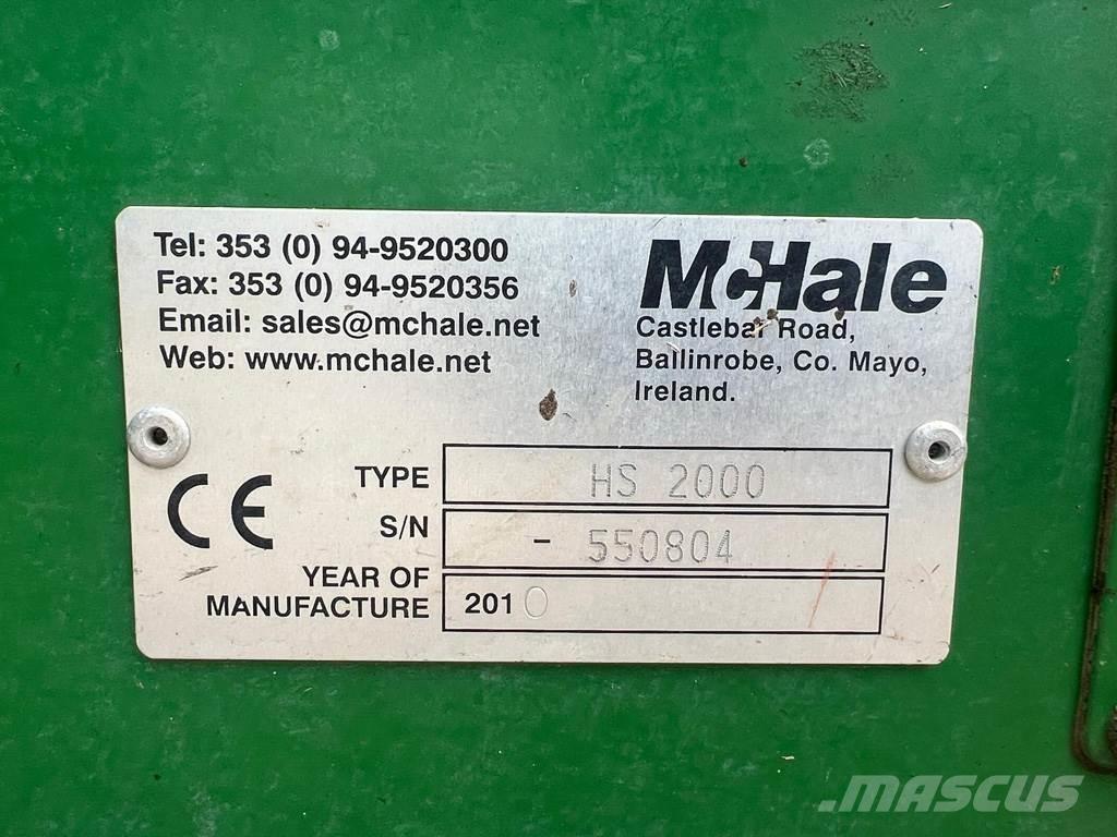 McHale HS2000 Газонні і лукові косилки