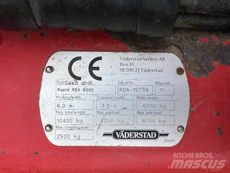 Väderstad RDA600S Сівалки