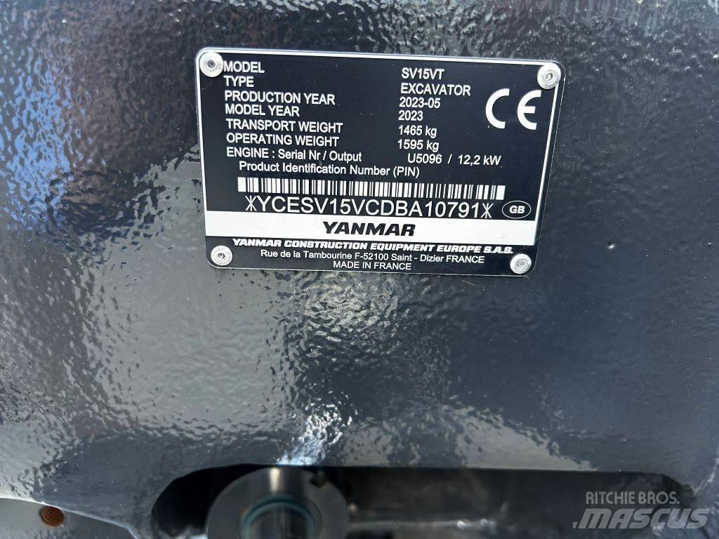 Yanmar SV15VT Середні екскаватори 7т. - 12т.