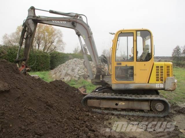 Volvo EC 70  ECR 88 Середні екскаватори 7т. - 12т.