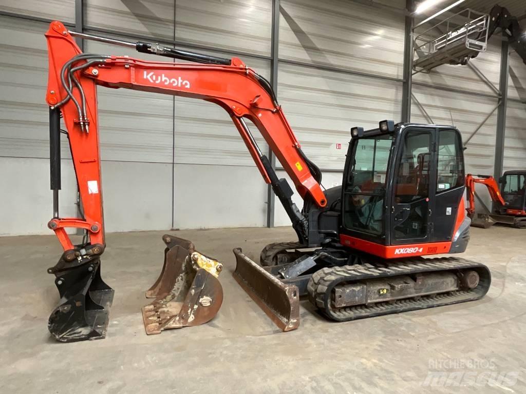Kubota KX 080-4 Середні екскаватори 7т. - 12т.