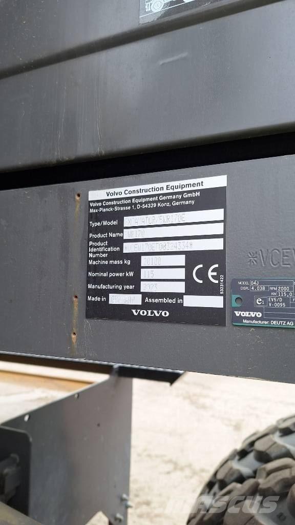 Volvo EWR 170 E Колісні екскаватори