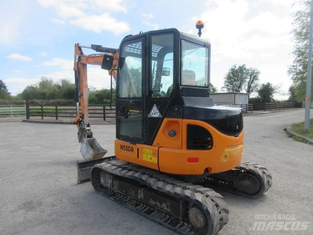 Hanix H 55 DR Міні-екскаватори < 7т