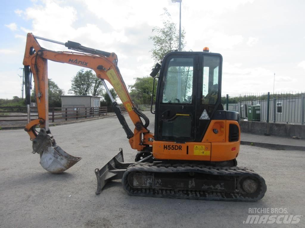 Hanix H 55 DR Міні-екскаватори < 7т