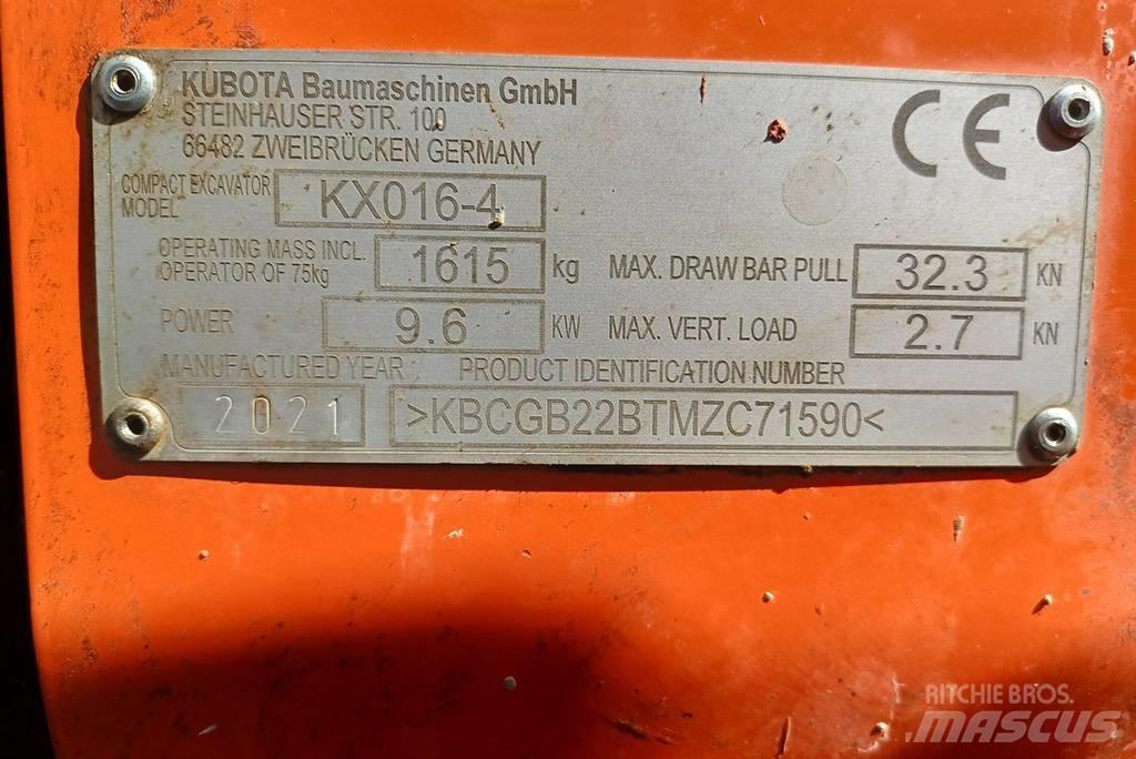 Kubota KX016-4G Міні-екскаватори < 7т