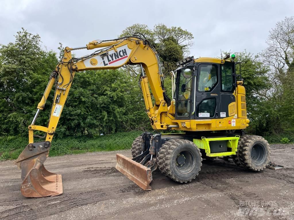 Komatsu PW 118 Колісні екскаватори