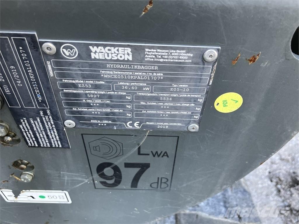 Wacker Neuson EZ 53 Міні-екскаватори < 7т