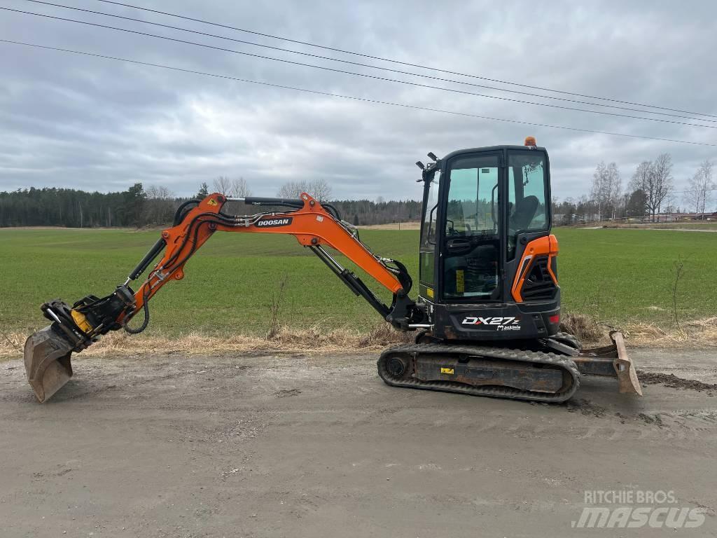 Doosan DX27 Міні-екскаватори < 7т