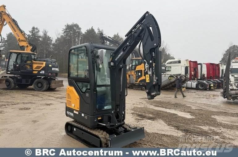 Hyundai HX19A Міні-екскаватори < 7т