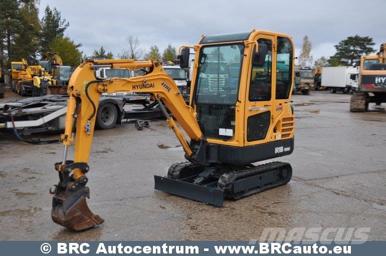 Hyundai R18-9AK Міні-екскаватори < 7т