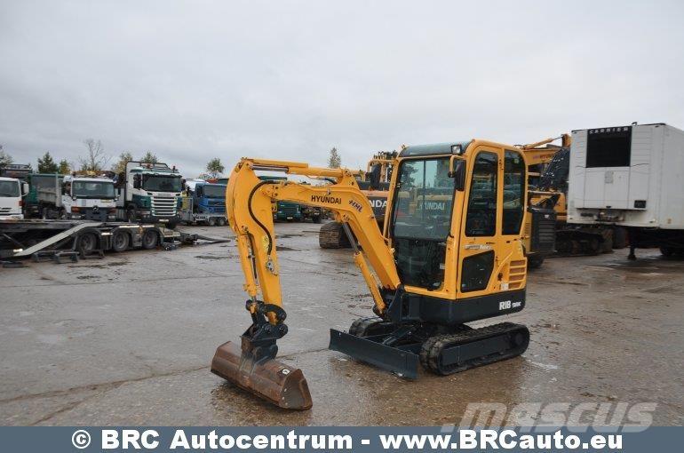 Hyundai R18-9AK Міні-екскаватори < 7т