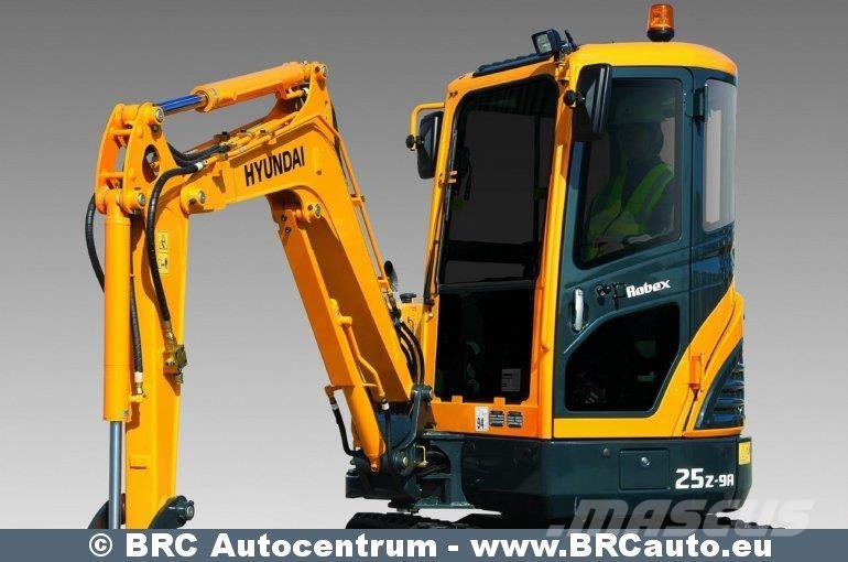 Hyundai R25Z-9AK Міні-екскаватори < 7т
