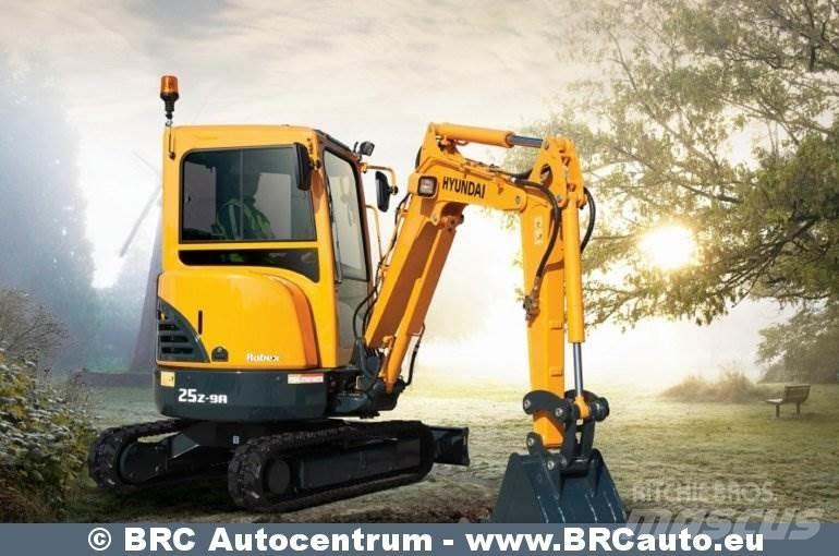 Hyundai R25Z-9AK Міні-екскаватори < 7т