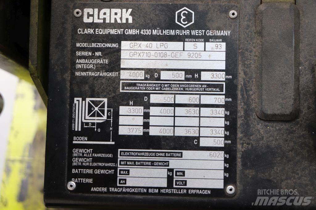 Clark GPX 40 Газові навантажувачі
