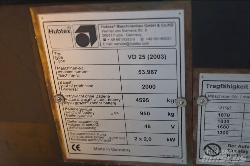 Hubtex VD 25 Бокові навантажувачі