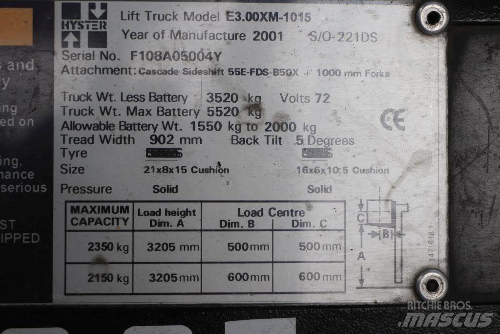 Hyster E3.00XM Електронавантажувачі