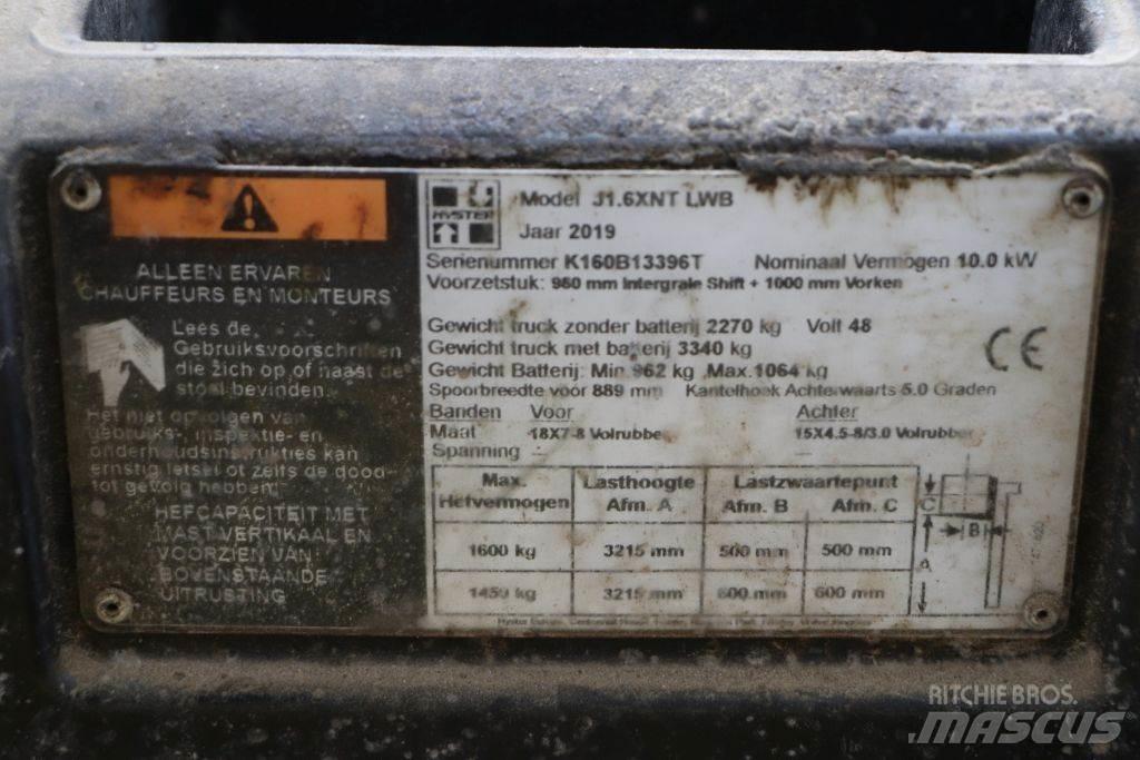 Hyster J1.6XNT Електронавантажувачі