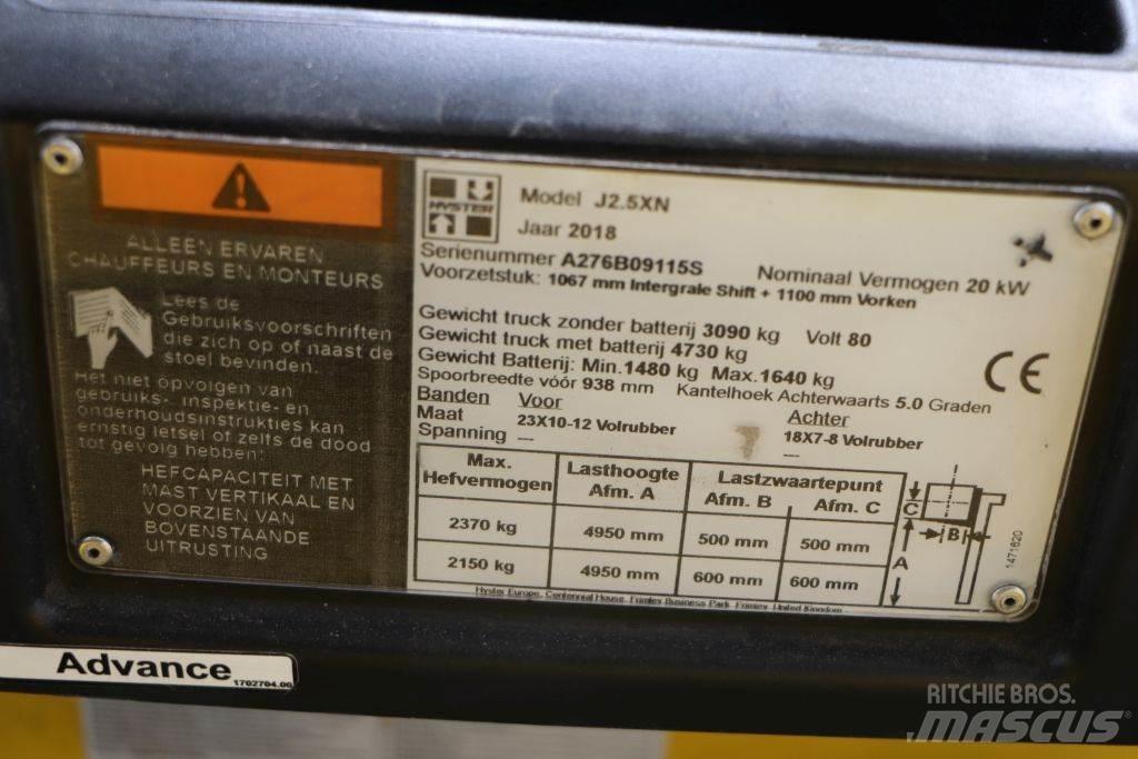 Hyster J2.5XN Електронавантажувачі
