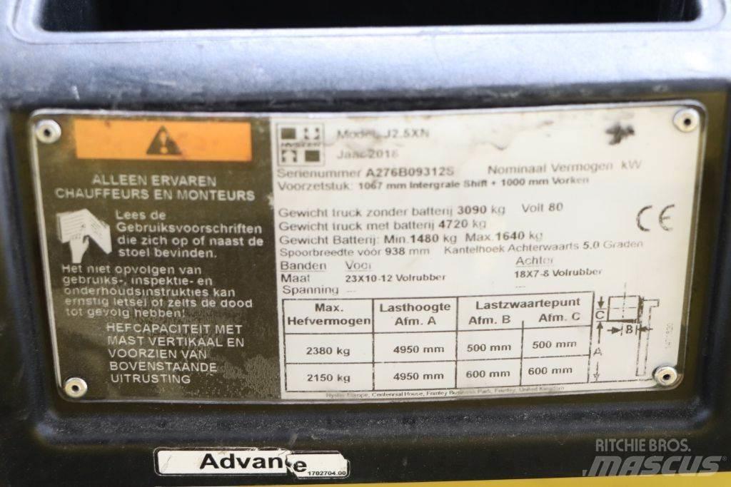 Hyster J2.5XN Електронавантажувачі