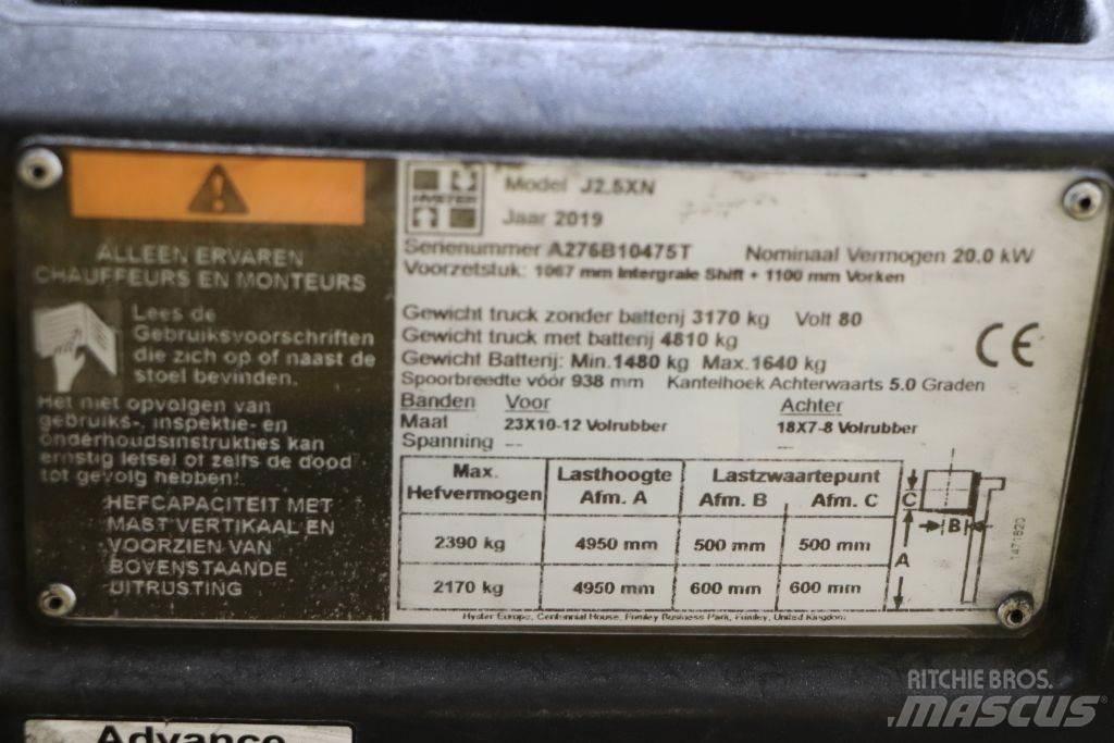 Hyster J2.5XN Електронавантажувачі