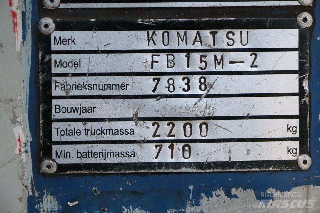 Komatsu FB15M-2 Електронавантажувачі