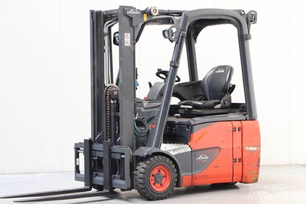 Linde E16C-02 Електронавантажувачі