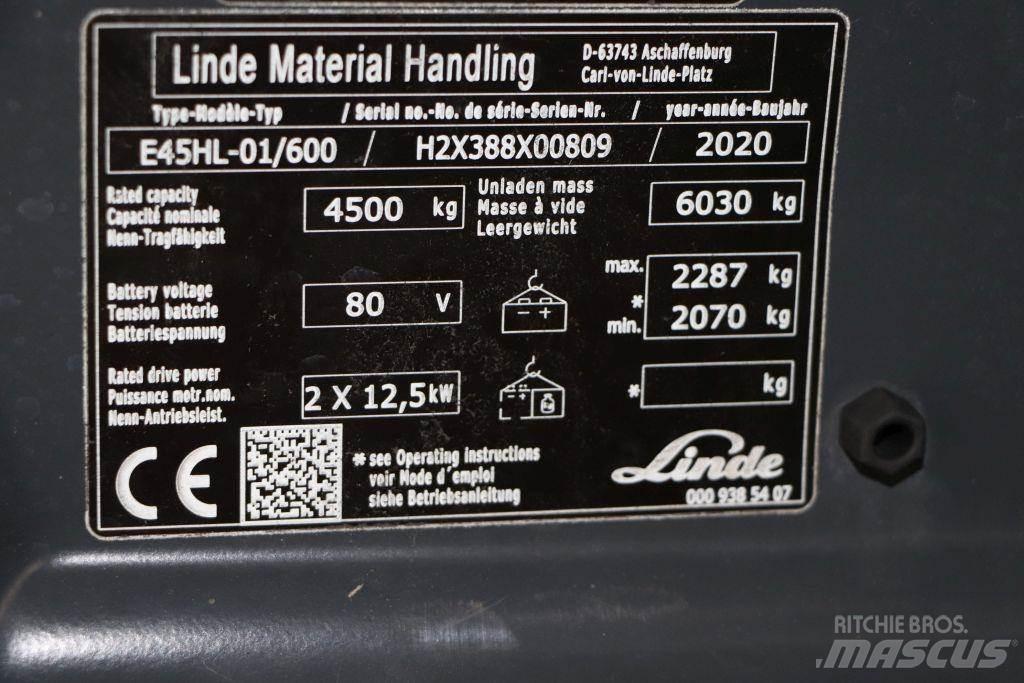 Linde E45HL-01/600 Електронавантажувачі