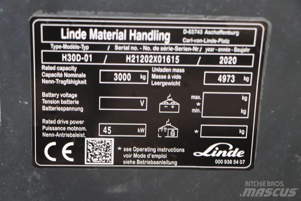 Linde H30D-01 Дизельні навантажувачі