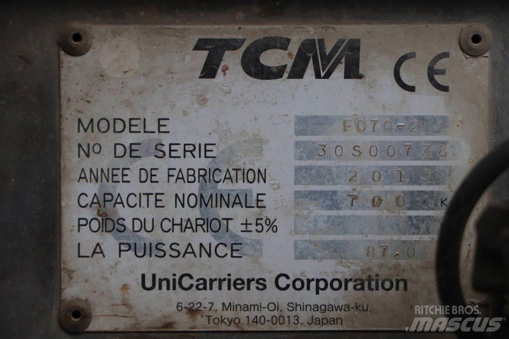 TCM FD70-2 Дизельні навантажувачі