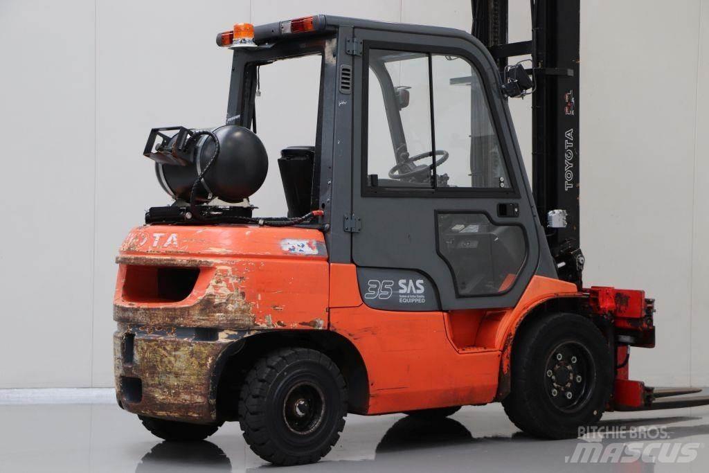 Toyota 02-7FGJF35 Газові навантажувачі