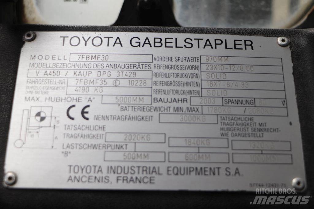Toyota 7FBMF30 Електронавантажувачі
