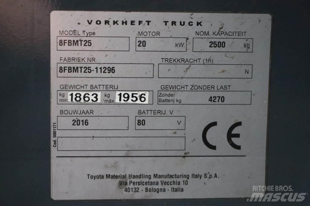 Toyota 8FBMT25 Електронавантажувачі