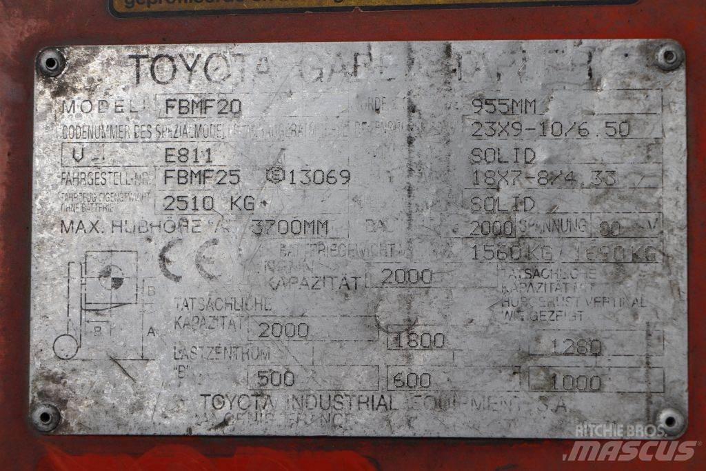 Toyota FBMF20 Електронавантажувачі