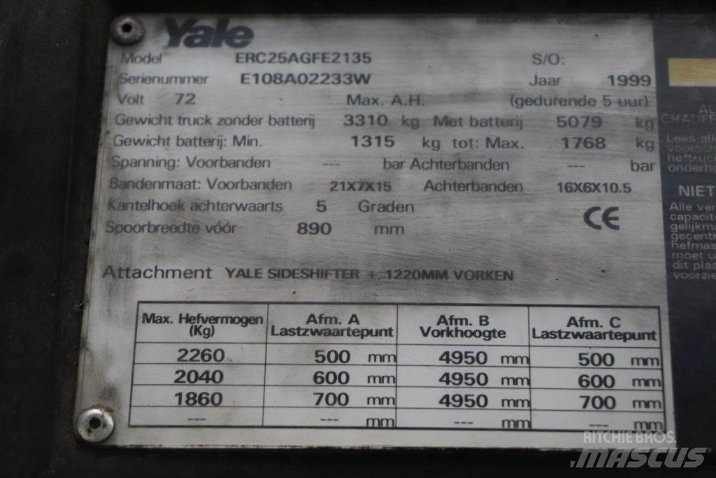 Yale ERC25AGF Електронавантажувачі